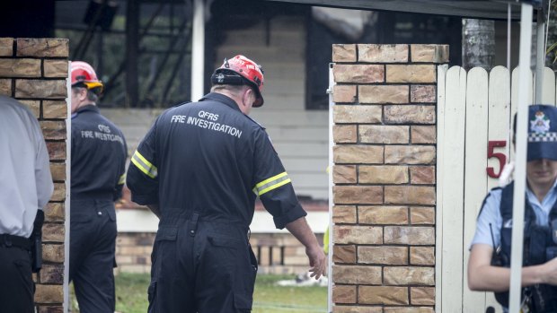 Fire investigators were expected to comb through the property on Tuesday.