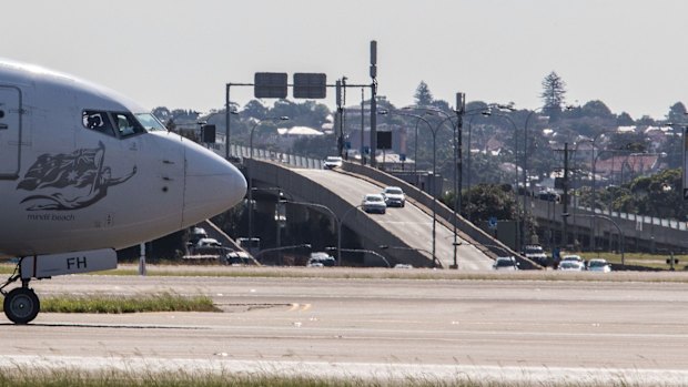 Separate motorway links are planned from Sydney Airport's domestic and international terminals to the WestConnex tollroad.