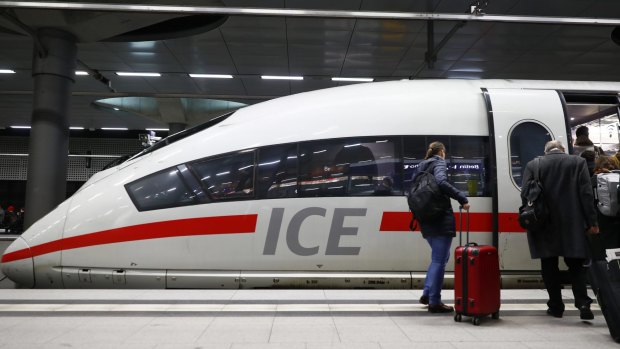 German high-speed trains operated by Deutsche Bahn under their international ICE category trains run into Denmark, France, Belgium, the Netherlands, Austria, Switzerland and Italy.