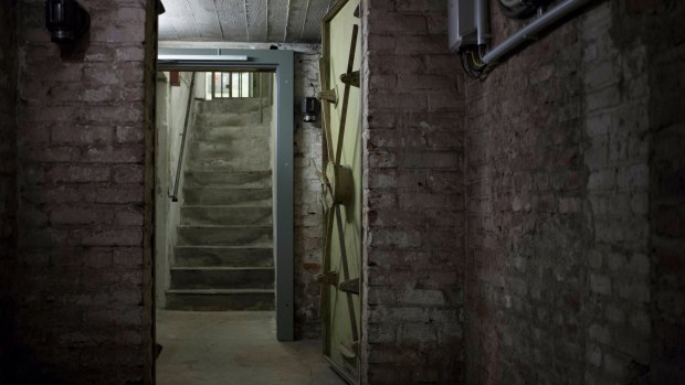 Detention cells in EL-DE National Socialism Documentation Centre, a former Gestapo headquarters, now a museum.