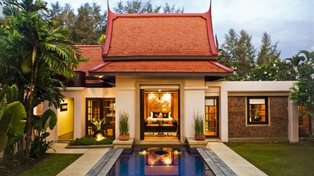 A Signature Pool Villa at Banyan Tree Phuket Resort.