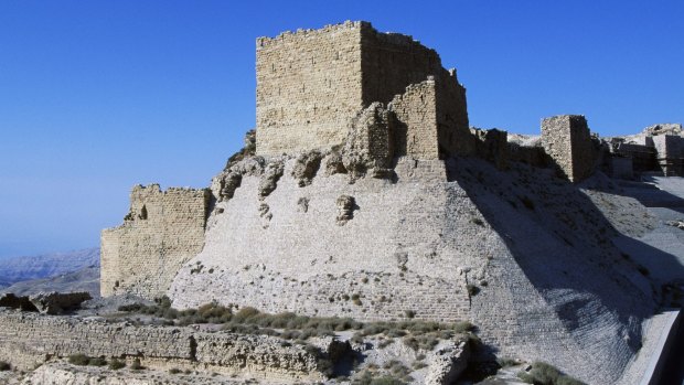 Though in ruins, the 12th-century castle of Al Karak still exudes a battle-scarred majesty.