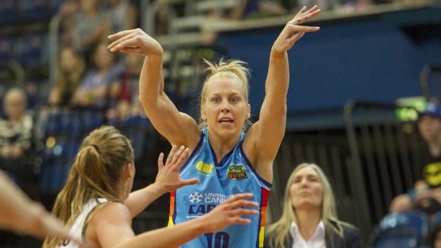Abby Bishop heads the list of locally-based players in the Opals squad.