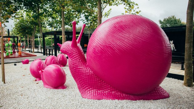 The Sculptureum collection ranges from Rodin bronzes to giant pink snails.