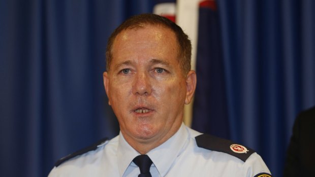 The new NSW Police Commissioner Mick Fuller at NSW Parliament House on Thursday.