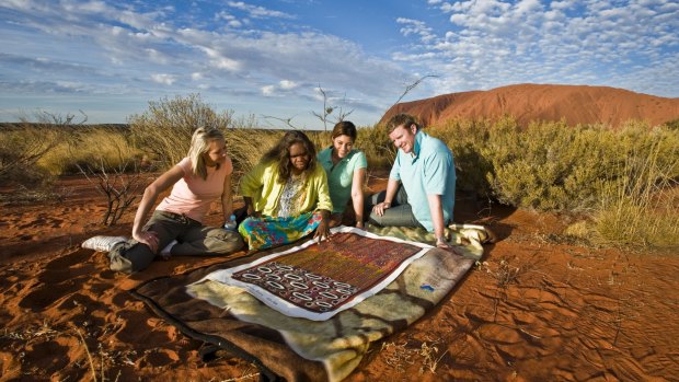 The Cultural Centre within Uluru-Kata Tjuta National Park shines a light on Indigenous culture. 