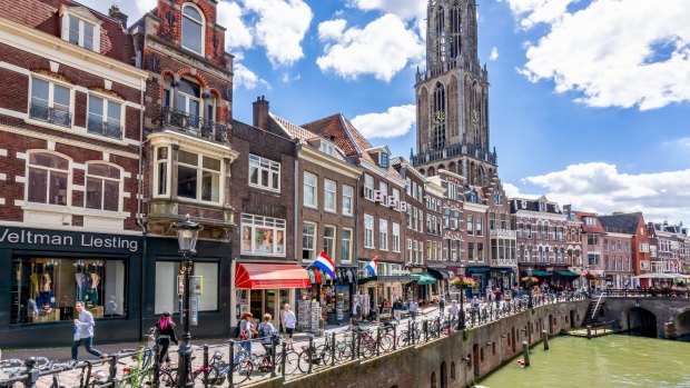 Utrecht, Netherlands, a 34-minute ride from Schiphol airport.