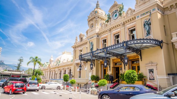 The beautiful Casino de Monte-Carlo in Monte Carlo, Monaco.