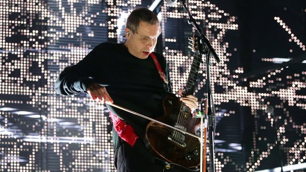 Jonsi Birgisson of Sigur Ros performs at this year's Splendour in the Grass.