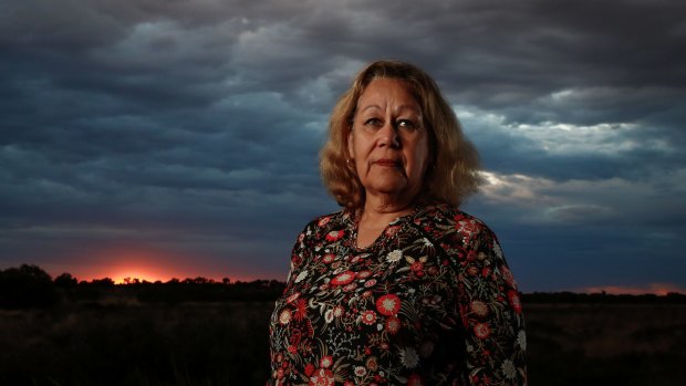 Aunty Norma Ingram, who was a teenager at the time of the referendum, at Uluru.
