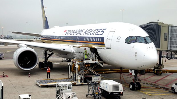 Singapore Airlines uses an Airbus A350-900 on its ultra-long-haul flights to the US.