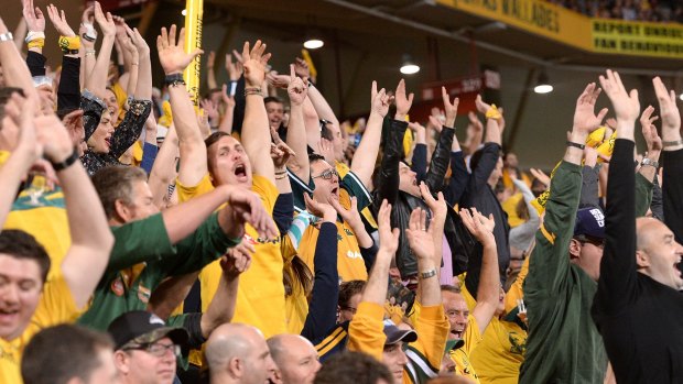 High expectations: In a survey of more than 8300 fans, success is defined as 'winning the RWC/Wallabies in top three teams in the world'. 