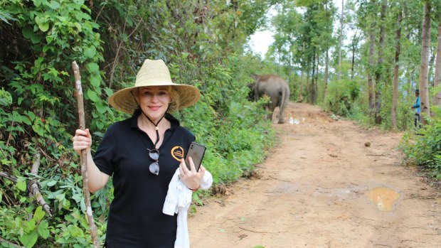 Susie Porter on her travels.
