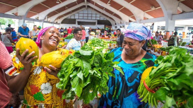 Port Vila market.