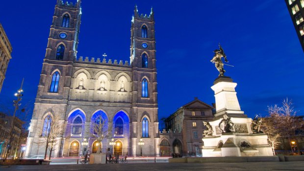 Oh Canada: The 3000-seat Notre-Dame has hosted everything from Celine Dion's wedding to Pierre Trudeau's state funeral.