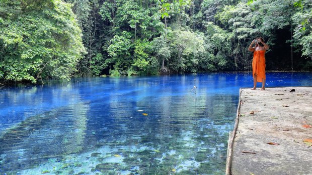 Nothing can prepare you for the beauty of Vanuatu's Blue Holes.