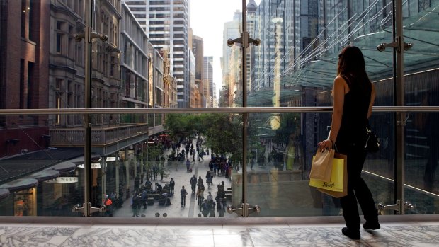 The Pitt Street Mall remains one of the world's most expensive shopping strips.
