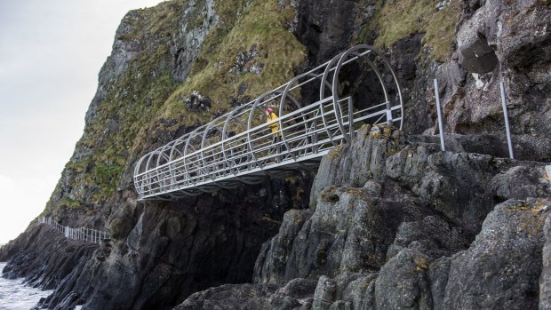The Gobbins Path is a wonderful walk, with the might of the ocean rumbling and crashing beneath your feet. 