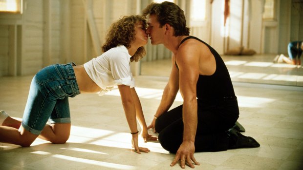 Patrick Swayze and Jennifer Grey in Dirty Dancing.