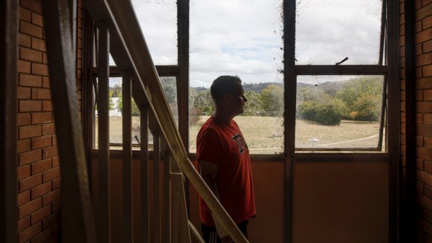 Stuart Flats resident Christian Nicholson fears he will be left with nowhere to go.