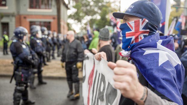 "Patriots" in Melbourne: It can't be said that these people represent Australia.