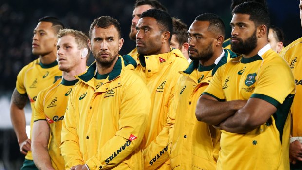 Standing up: The Wallabies need to be able to handle the tough times.