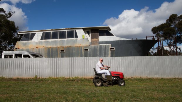 Henry Fries has been building his own boat by hand in his backyard for the last 25 years. One day soon this Little River icon will sail away. 