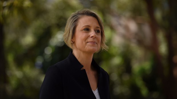 Kristina Keneally in Bennelong on Friday.