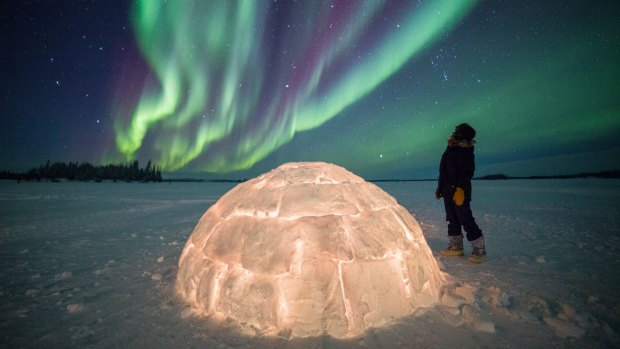 Aurora factor: Yellowknife's position of 68 degrees magnetic north means exceptionally few clear dark nights without lights.