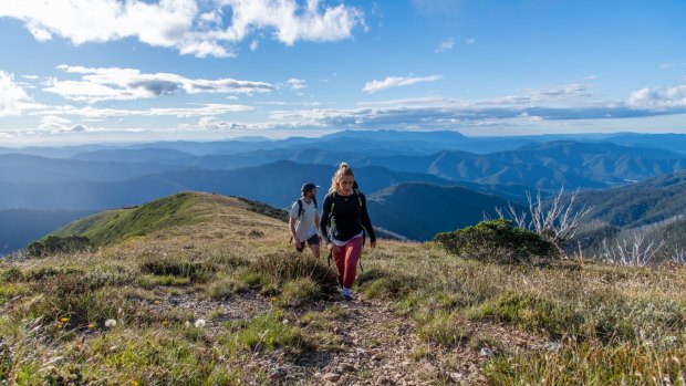 A walk in snow country offers challenging terrain.