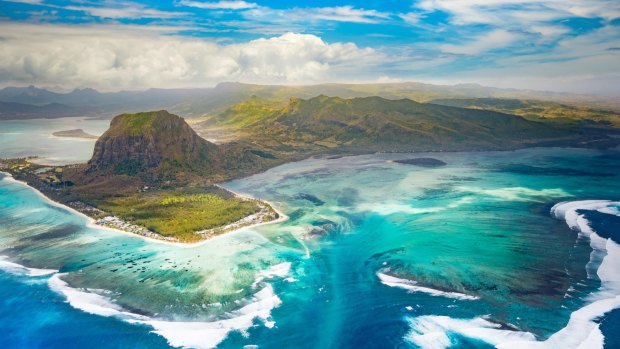 You can reach Mauritius in the Indian Ocean on a non-stop flight from Perth. 