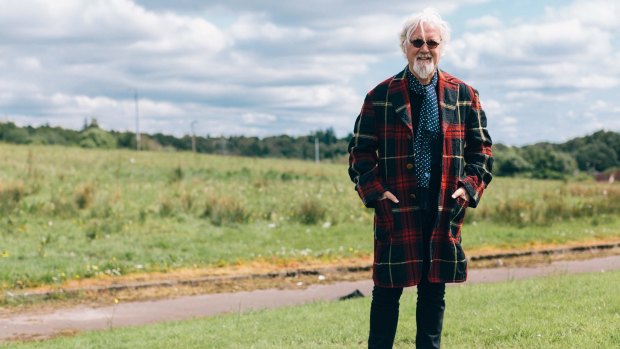 Billy Connolly, as upbeat as ever in Made in Scotland.