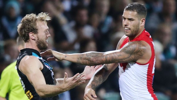 The Swans love Lance Franklin's appetite for the contest and willingness to chase and tackle almost as much.