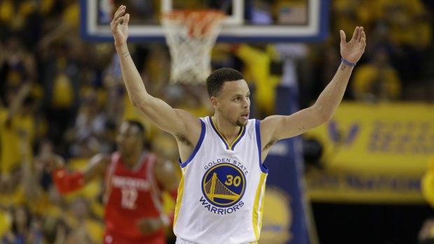 Hobbled: Golden State Warriors guard Stephen Curry.