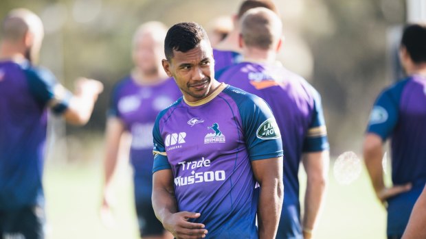 Aidan Toua has been benched for the first time in his Brumbies career.