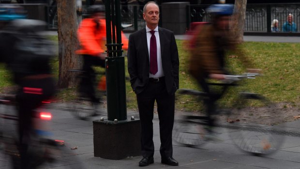 Southbank resident John Gigacz walks to work most days and regularly has issues with cyclists zipping past on the shared footpath. He is not alone. 