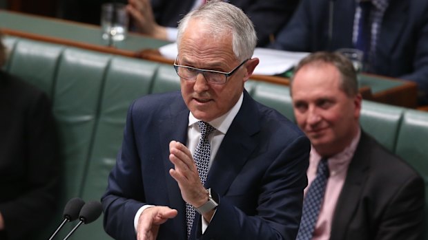 Prime Minister Malcolm Turnbull during question time on Thursday.