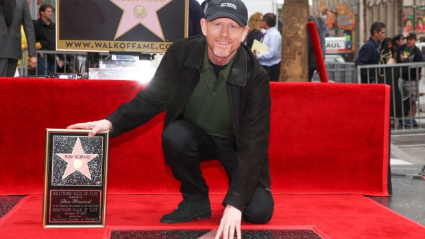 Director/producer/actor Ron Howard gets a star on the Hollywood Walk of Fame.