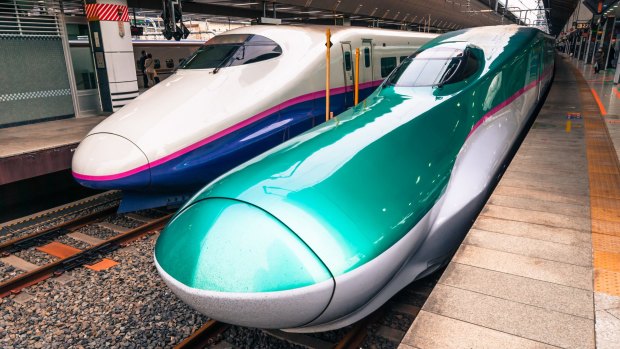 What name does Japan's bullet train network go by?