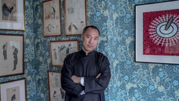 Guo Wengui, a Chinese real estate magnate who now lives abroad, and is a member of Donald Trump's Mar-a-Lago.