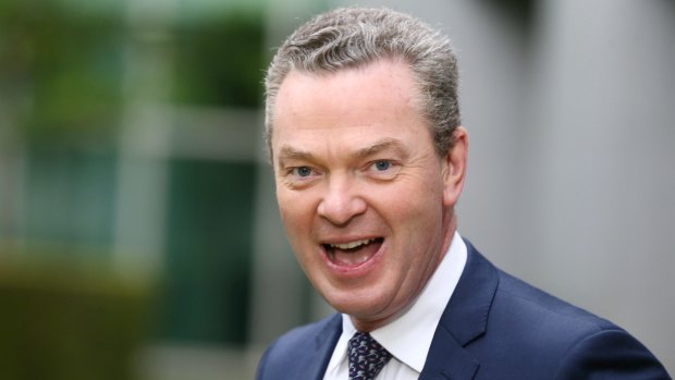 Minister for Defence Industry Christopher Pyne says his Twitter account was hacked overnight.