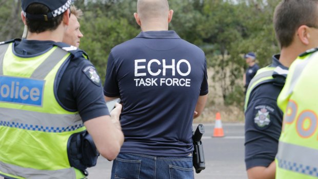 The Echo anti-bikie task force are certain to use the new laws against bikie targets. 