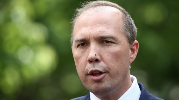 Immigration Minister Peter Dutton.