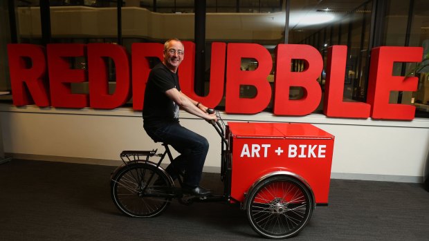Redbubble chief executive Martin Hosking is working to improve the company's share price.