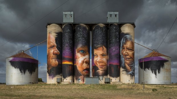 Silo art by Adnate. 