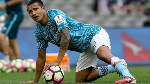   Tim Cahill of Melbourne City is set for a key role against Sydney FC. 