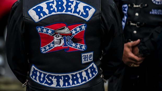 A high-ranking Rebels member has been told to think about his association with the club while behind bars.