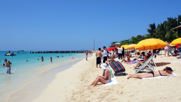 Doctor's Cave Beach Club at Montego Bay has been one of the most famous beaches in Jamaica for nearly a century.