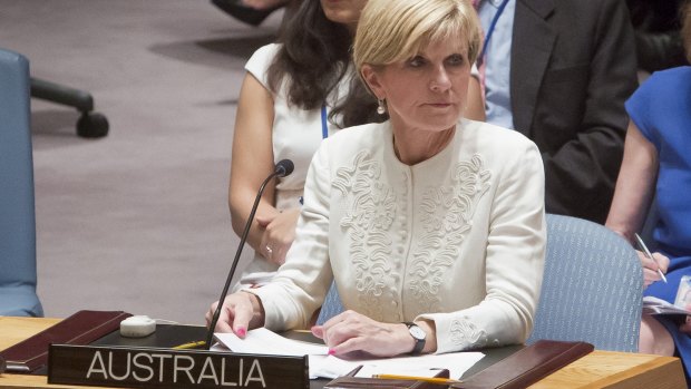 Julie Bishop suggested that if China intended to use the islands for non-military purposes, perhaps countries like Australia could have access. Chinese officials did not respond.