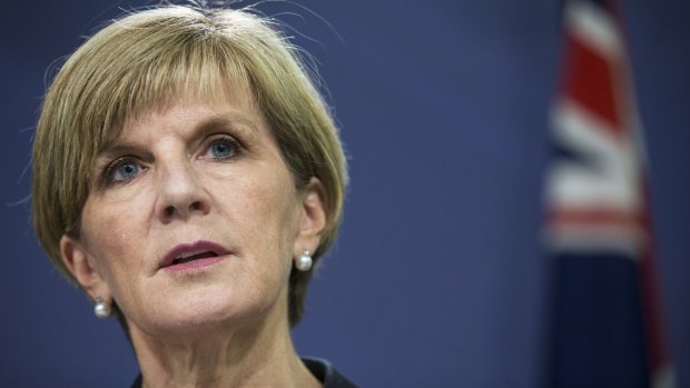 Foreign Minister Julie Bishop